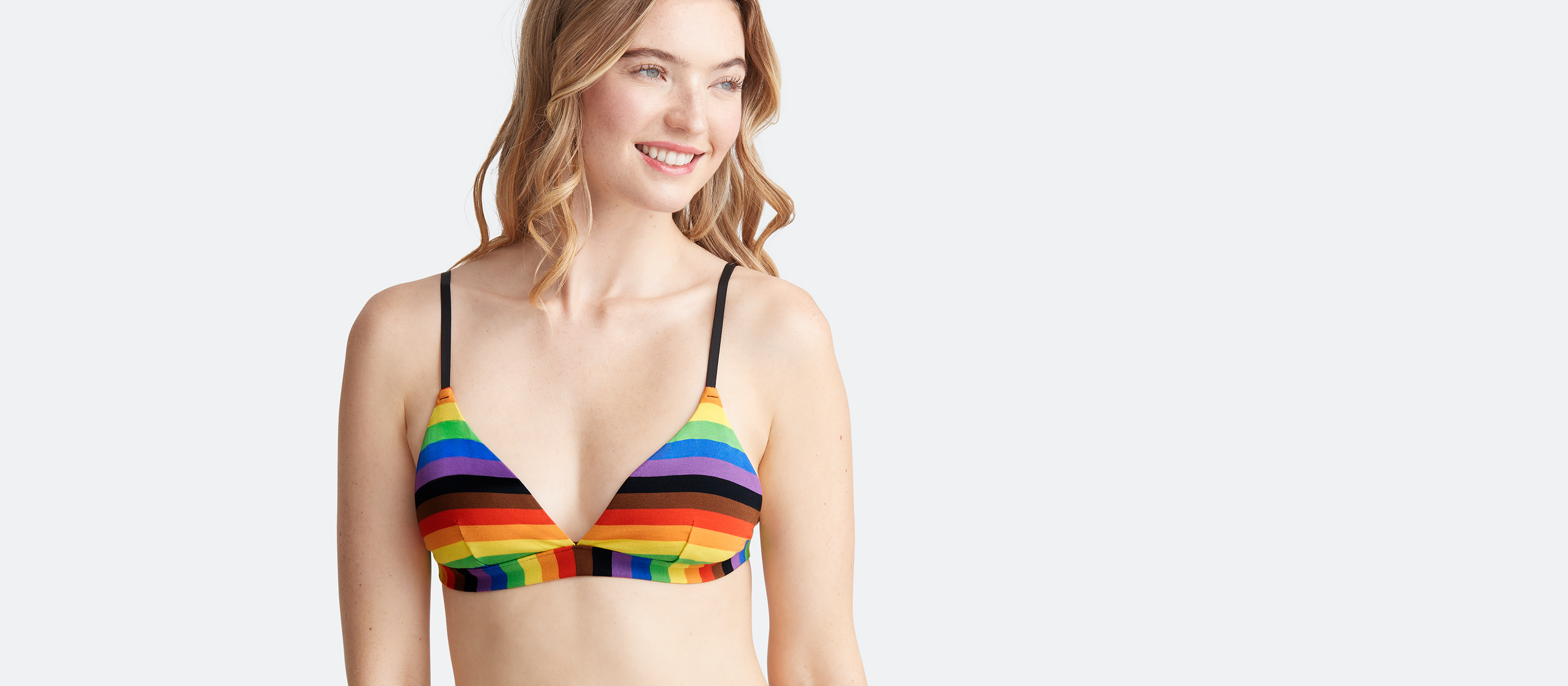 Pride FeelFree Triangle Bralette